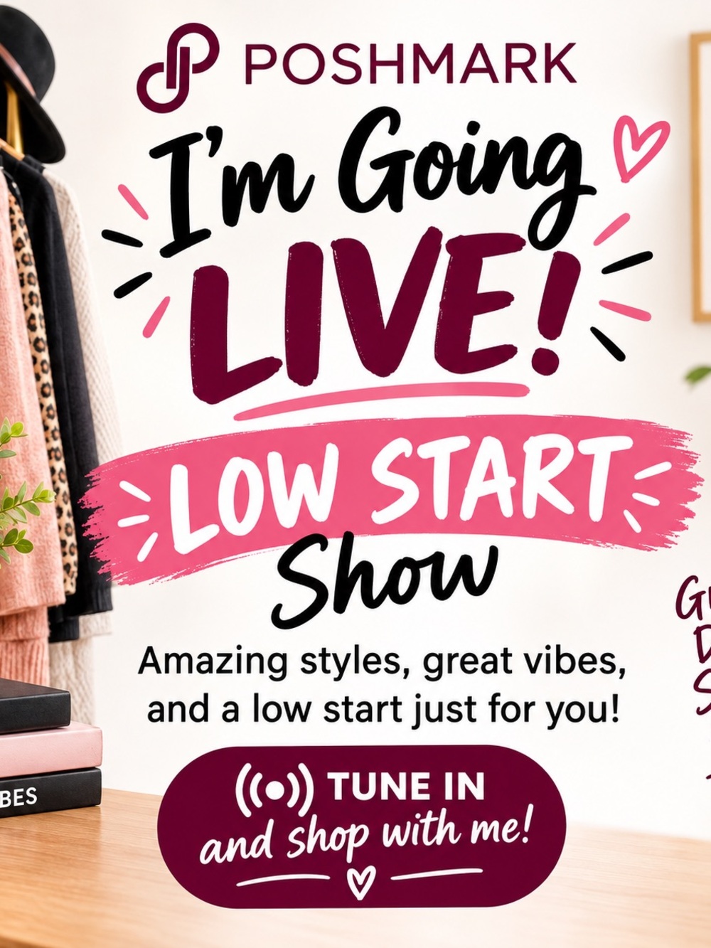 "I'm Going Live" Low Start Show! Inventory Clearout